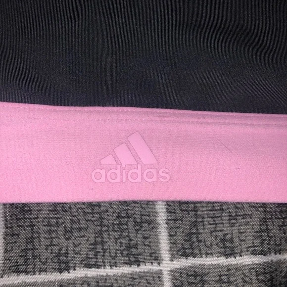 Adidas Women’s All Me 3 Stripes Sports Bra - Picture 4 of 7